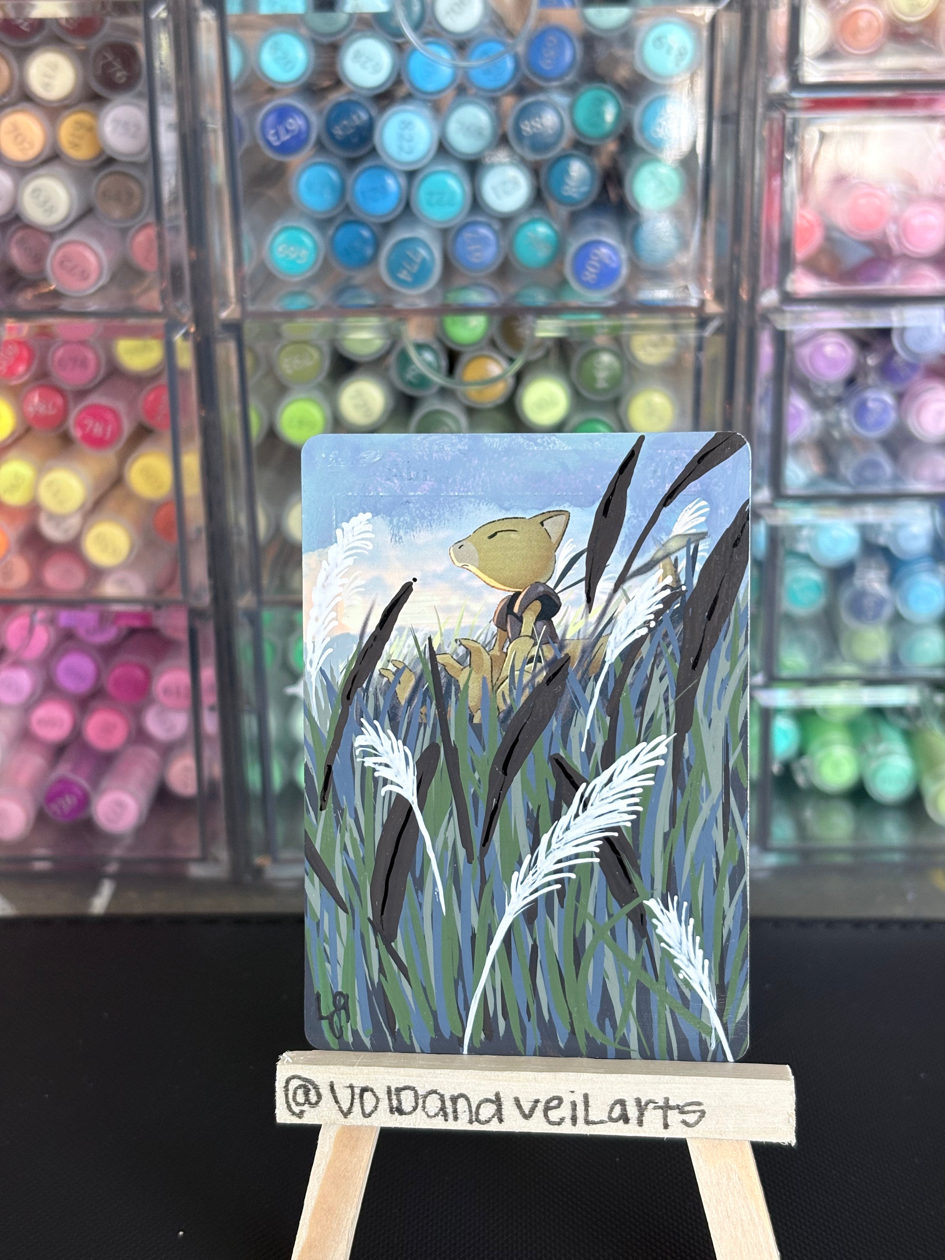 Abra Hand Painted Extended Art Card