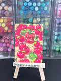Diplin Hand Painted Extended Art Card