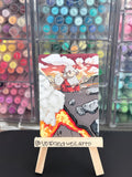 Hisuian Growlithe Hand Painted Extended Art Card